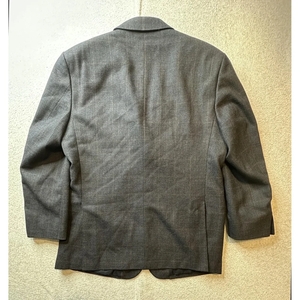 Jos A Bank Blazer Mens 43R Navy Blue Wool Tailored‎ Fit Traveler's Collection